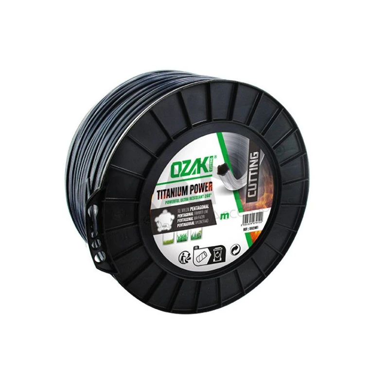 Fil Bi-matière Débroussailleuse Ozaki Titanium Power 3,50 Mm 3 Fil Bi-matière Débroussailleuse Ozaki Titanium Power 3,50 Mm