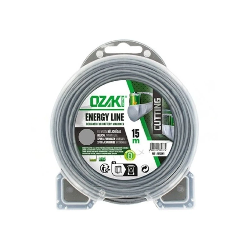 Fil Nylon Débroussailleuse Ozaki Energy Line 3 Mm 3 Fil Nylon Débroussailleuse Ozaki Energy Line 3 Mm