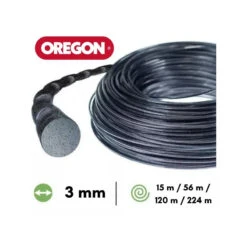 Fil Nylon / Alu Torsadé Oregon Nylium® Silencio Débroussailleuse 3 Mm 7 Fil Nylon / Alu Torsadé Oregon Nylium® Silencio Débroussailleuse 3 Mm -Parts Store fil nylon alu torsade oregon nylium silencio debroussailleuse 3 mm 2