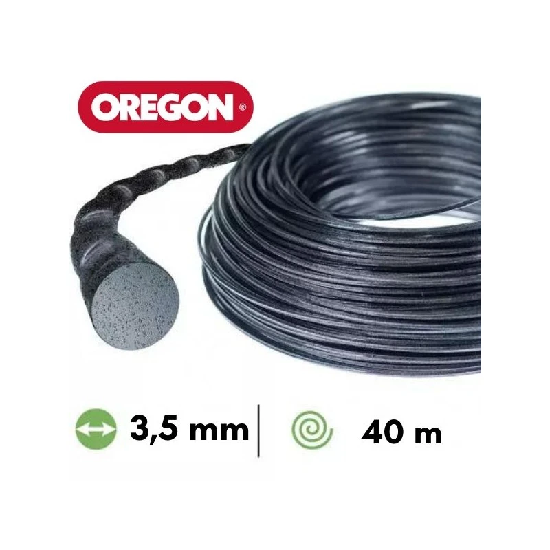 Fil Nylon / Alu Torsadé Oregon Nylium® Silencio Débroussailleuse 3,5 Mm 5 Fil Nylon / Alu Torsadé Oregon Nylium® Silencio Débroussailleuse 3,5 Mm - Image 3