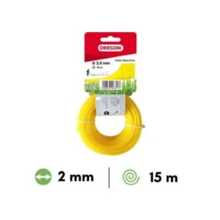 Fil Nylon Carré Oregon Débroussailleuse 2 Mm