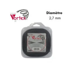 Fil Nylon Hélicoïdal Débroussailleuse Vortex™ 2,7 Mm
