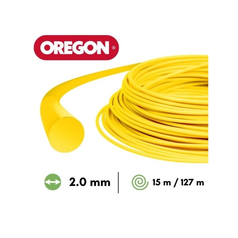 Fil Nylon Rond Oregon Débroussailleuse 2 Mm 3 Fil Nylon Rond Oregon Débroussailleuse 2 Mm