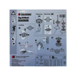 Tête à Fil Universelle Débroussailleuse Tap'nWork Tecomec TNW130 -Parts Store tete a fils tap n work oleo mac 130mm 1